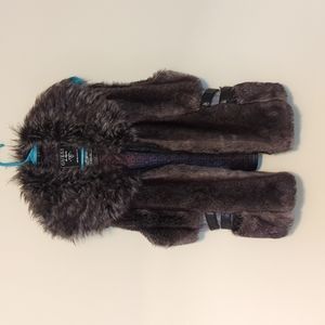 EUC Guess Faux Fur Vest XL